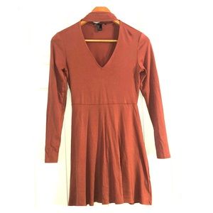 Forever 21 neck tie dress